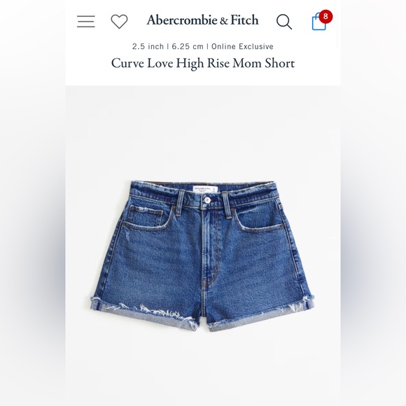 Abercrombie and Fitch Mom Jeans, size 37 or 24 (plus size)